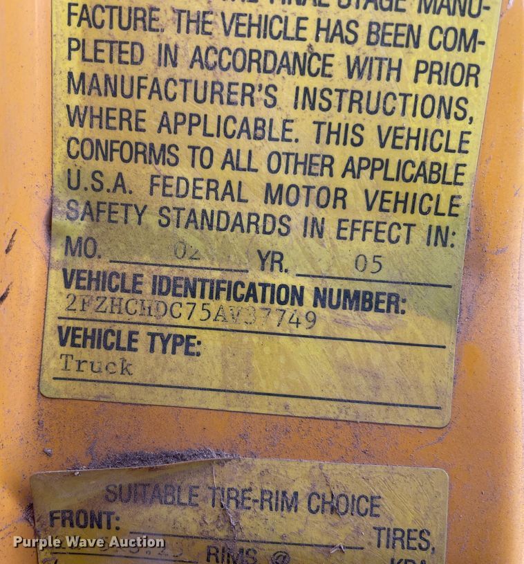 image for item DN4586 2005 Sterling Acterra  dump truck