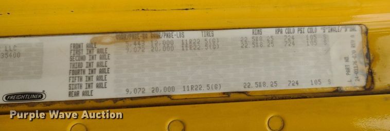 image for item DQ1687 2007 Freightliner Columbia  semi truck