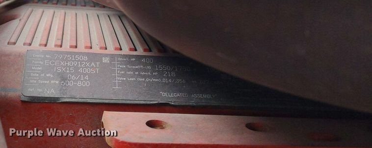 image for item DQ1688 2015 Freightliner Cascadia  semi truck