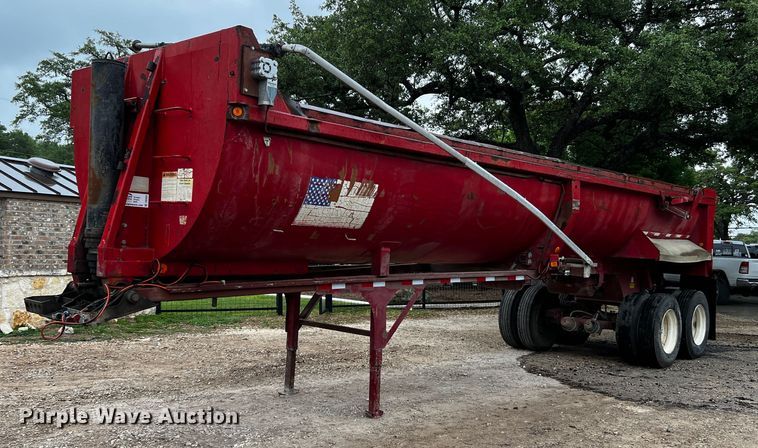 image for item DQ2033 1999 Clement RKHL3226  end dump trailer