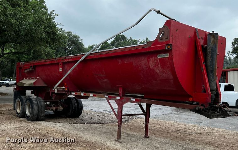 image for item DQ2033 1999 Clement RKHL3226  end dump trailer