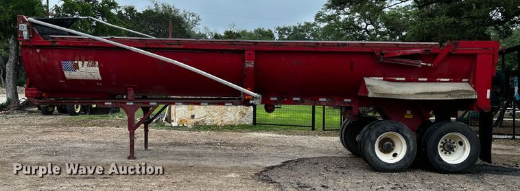 image for item DQ2033 1999 Clement RKHL3226  end dump trailer