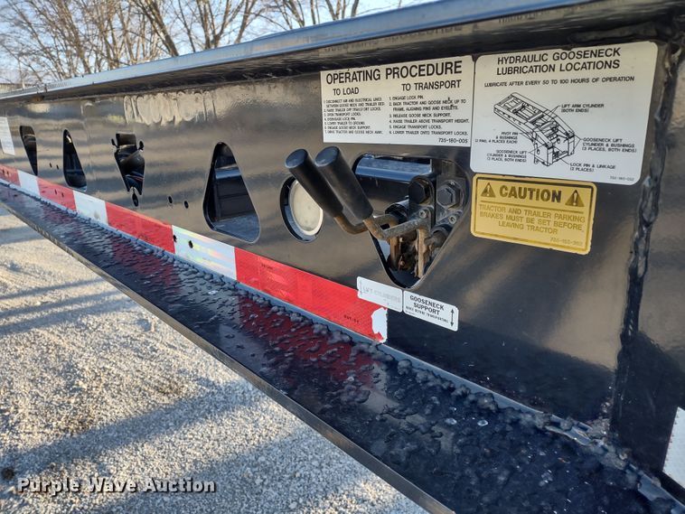 image for item DR8168 2014 Trail King TK110HDG-533  lowboy equipment trailer