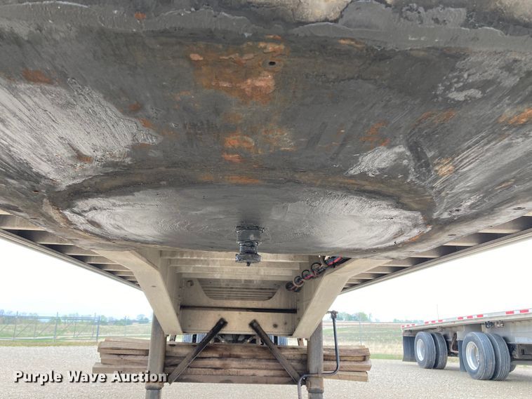 image for item HN9855 2012 Transcraft Benson AF53102-2-524  flatbed trailer