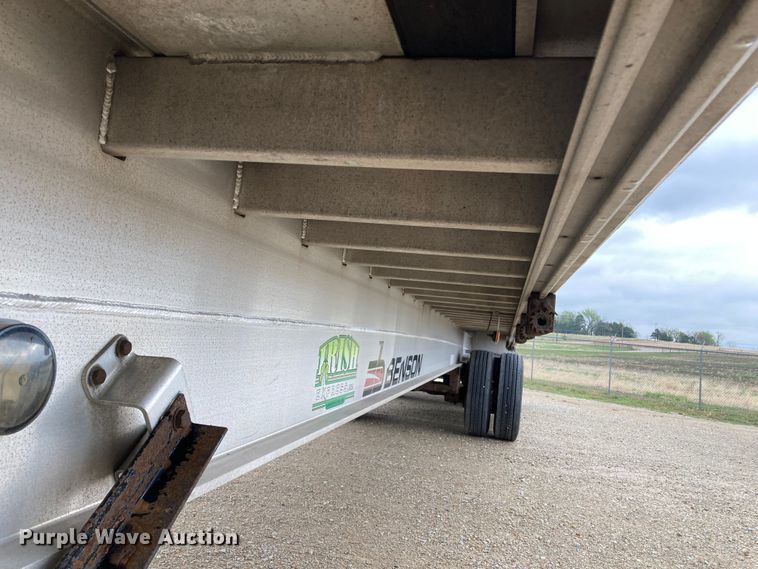 image for item HN9855 2012 Transcraft Benson AF53102-2-524  flatbed trailer