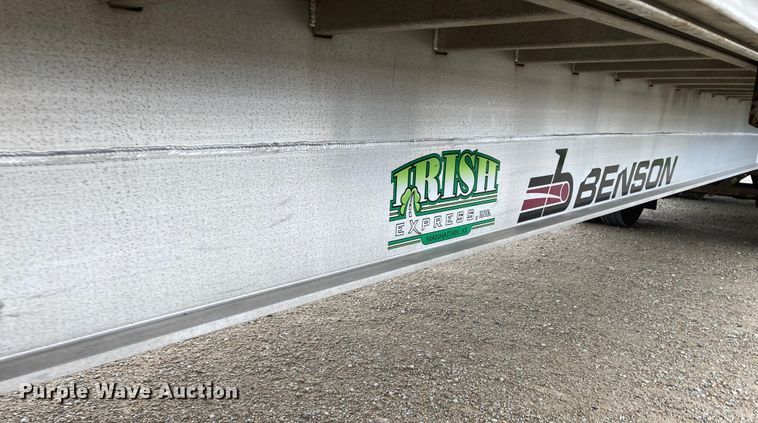 image for item HN9855 2012 Transcraft Benson AF53102-2-524  flatbed trailer