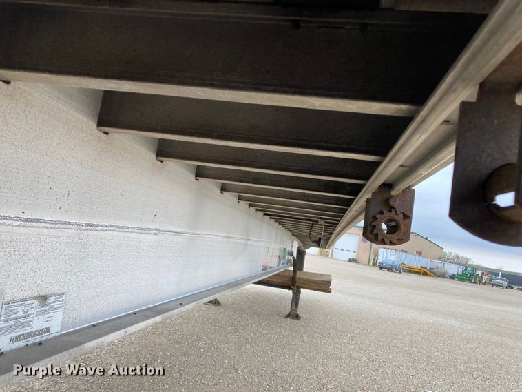 image for item HN9855 2012 Transcraft Benson AF53102-2-524  flatbed trailer