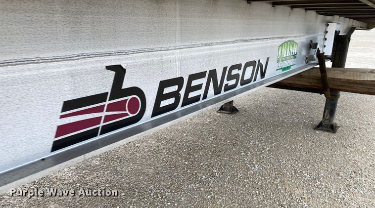 image for item HN9855 2012 Transcraft Benson AF53102-2-524  flatbed trailer