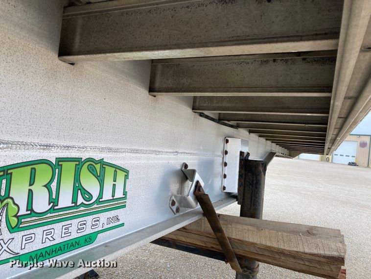 image for item HN9855 2012 Transcraft Benson AF53102-2-524  flatbed trailer