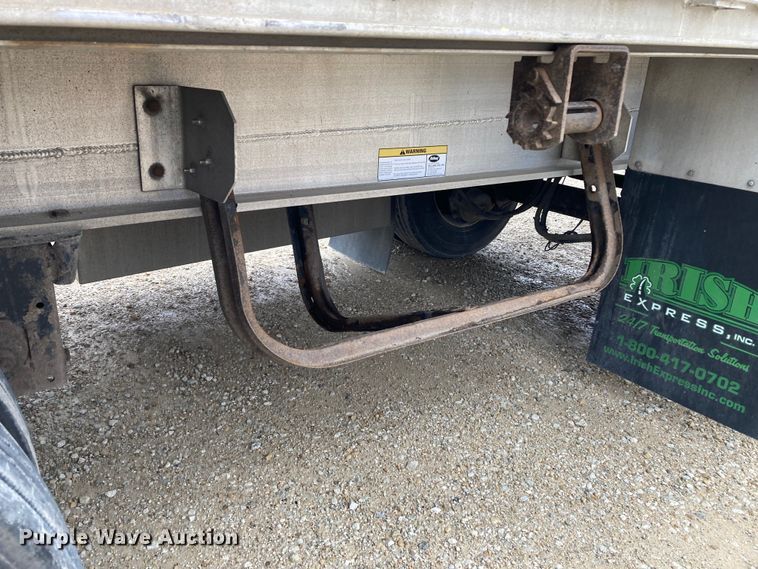 image for item HN9856 2012 Transcraft Benson AF53102-2-524  flatbed trailer