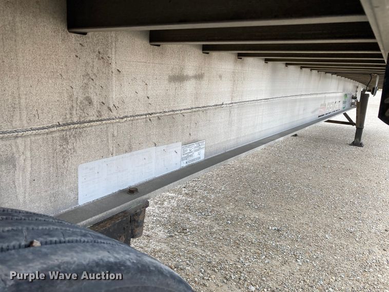 image for item HN9856 2012 Transcraft Benson AF53102-2-524  flatbed trailer