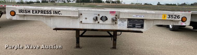 image for item HN9858 2013 Transcraft Benson AF53102-2-524  flatbed trailer