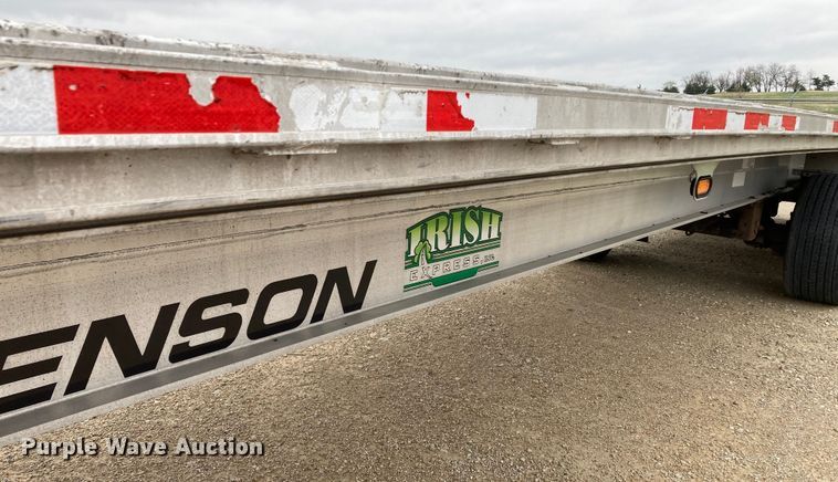 image for item HN9858 2013 Transcraft Benson AF53102-2-524  flatbed trailer
