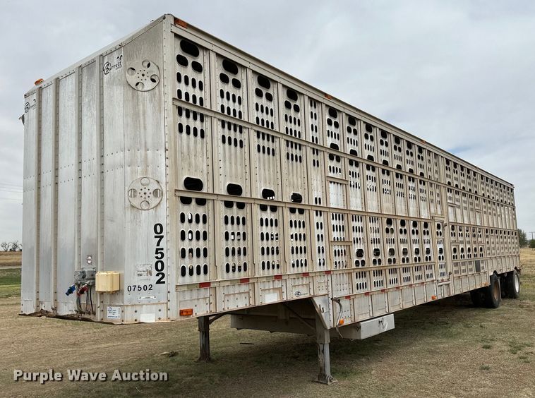 image for item KX9083 2008 Barrett  livestock trailer