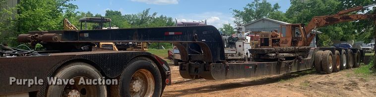 image for item LH9551 1962 Hamilton 3ALB-60  lowboy equipment trailer