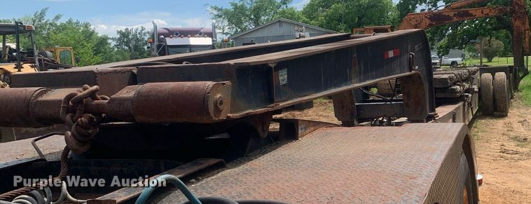 image for item LH9551 1962 Hamilton 3ALB-60  lowboy equipment trailer