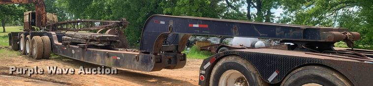 image for item LH9551 1962 Hamilton 3ALB-60  lowboy equipment trailer