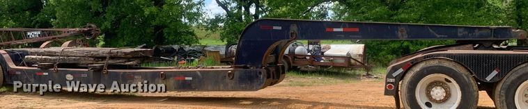 image for item LH9551 1962 Hamilton 3ALB-60  lowboy equipment trailer