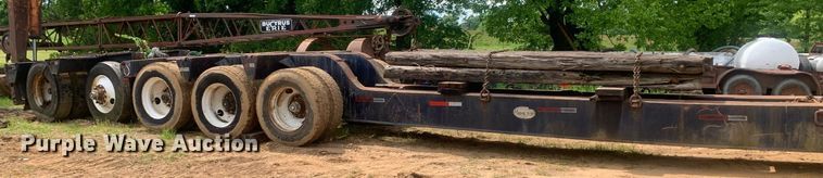 image for item LH9551 1962 Hamilton 3ALB-60  lowboy equipment trailer