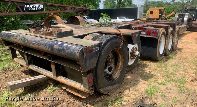 image for item LH9551 1962 Hamilton 3ALB-60  lowboy equipment trailer