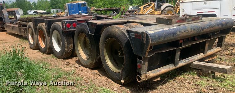 image for item LH9551 1962 Hamilton 3ALB-60  lowboy equipment trailer