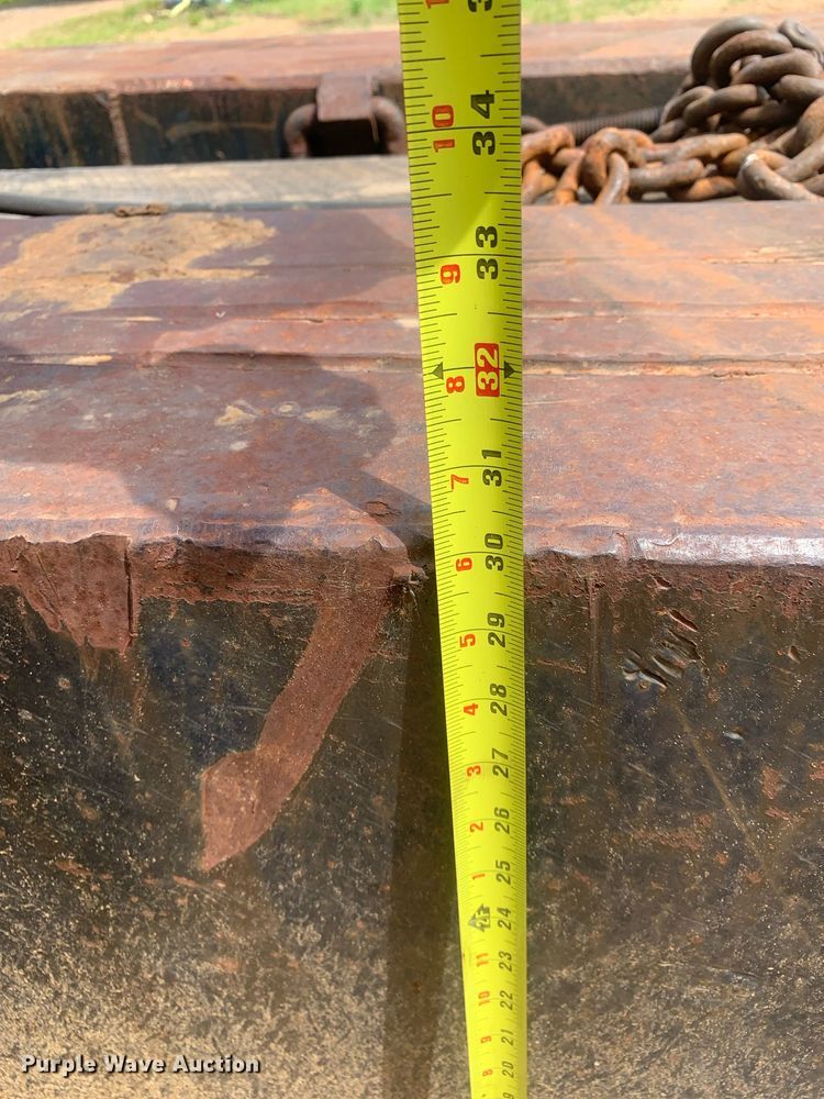 image for item LH9551 1962 Hamilton 3ALB-60  lowboy equipment trailer