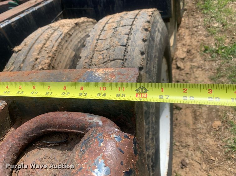 image for item LH9551 1962 Hamilton 3ALB-60  lowboy equipment trailer