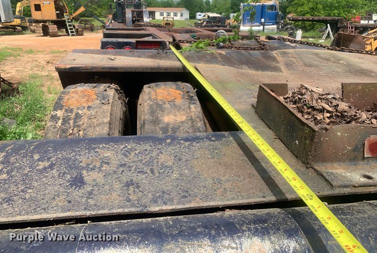 image for item LH9551 1962 Hamilton 3ALB-60  lowboy equipment trailer