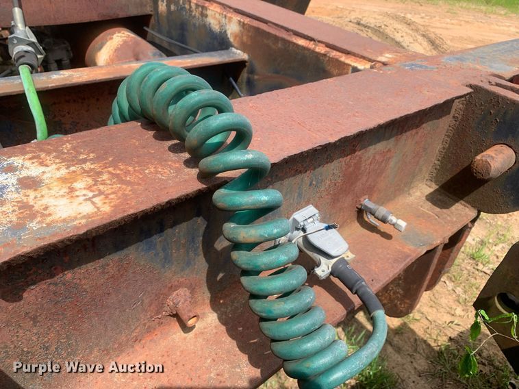 image for item LH9551 1962 Hamilton 3ALB-60  lowboy equipment trailer