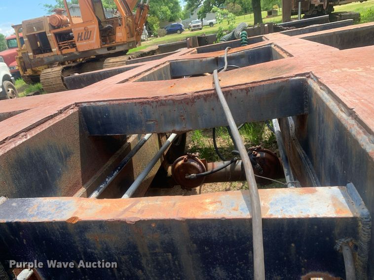 image for item LH9551 1962 Hamilton 3ALB-60  lowboy equipment trailer