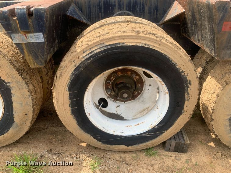 image for item LH9551 1962 Hamilton 3ALB-60  lowboy equipment trailer