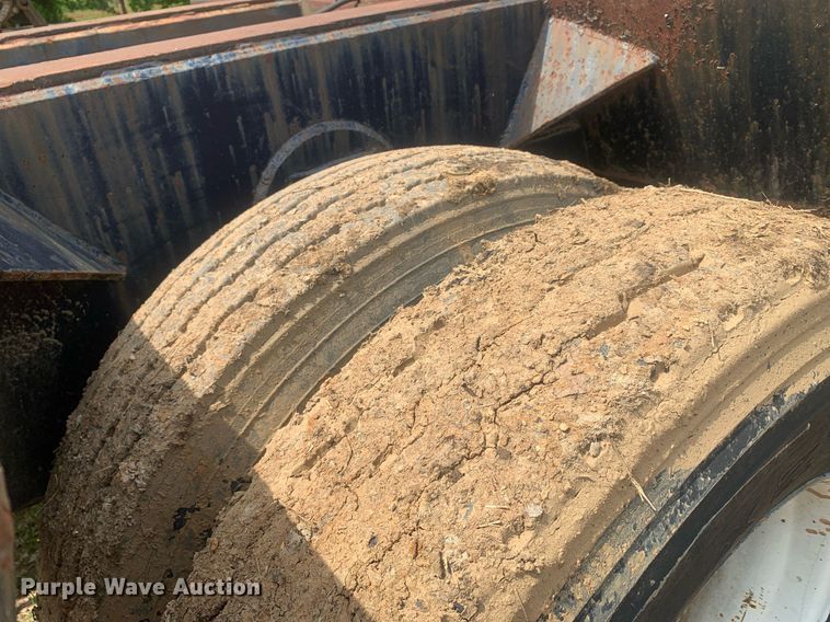 image for item LH9551 1962 Hamilton 3ALB-60  lowboy equipment trailer