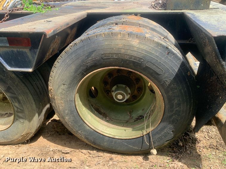 image for item LH9551 1962 Hamilton 3ALB-60  lowboy equipment trailer