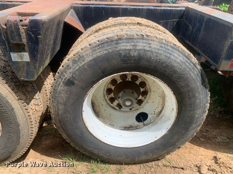 image for item LH9551 1962 Hamilton 3ALB-60  lowboy equipment trailer