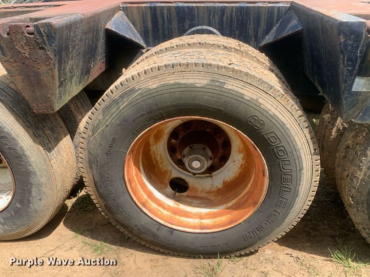 image for item LH9551 1962 Hamilton 3ALB-60  lowboy equipment trailer