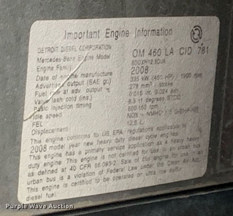 image for item LH9573 2010 Freightliner Business Class M2 112  semi truck