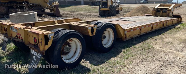 image for item LJ9610 1997 Load King  lowboy equipment trailer