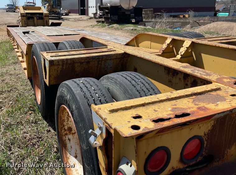 image for item LJ9610 1997 Load King  lowboy equipment trailer