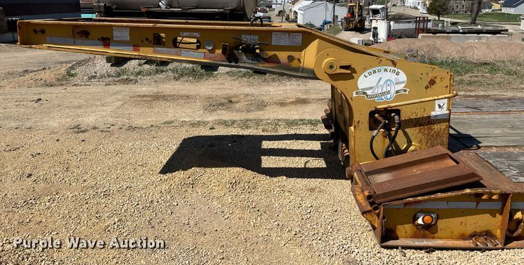 image for item LJ9610 1997 Load King  lowboy equipment trailer