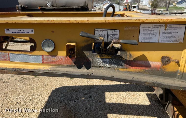 image for item LJ9610 1997 Load King  lowboy equipment trailer