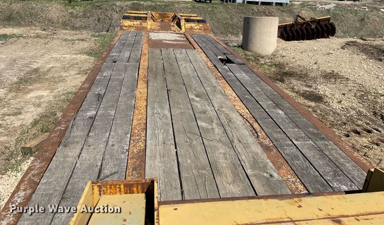 image for item LJ9610 1997 Load King  lowboy equipment trailer