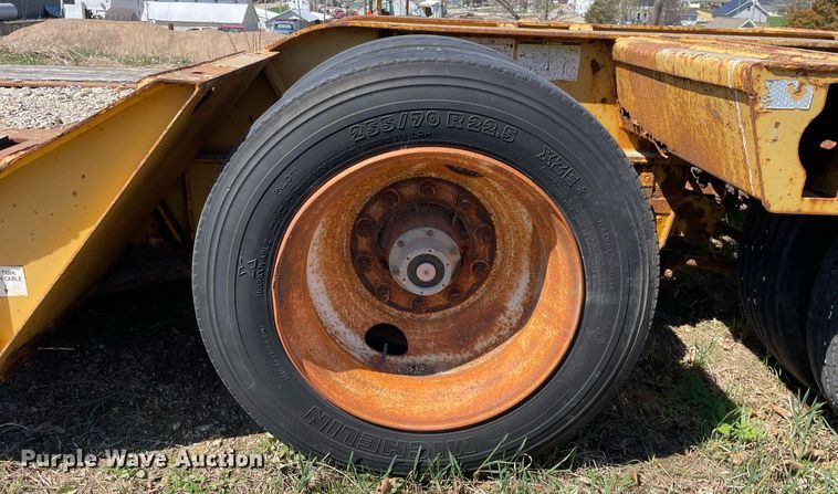 image for item LJ9610 1997 Load King  lowboy equipment trailer