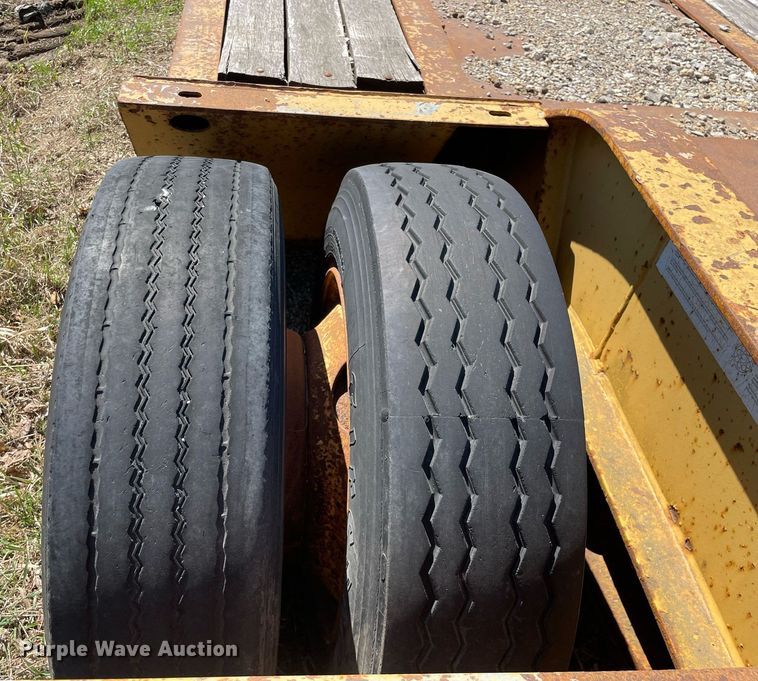 image for item LJ9610 1997 Load King  lowboy equipment trailer