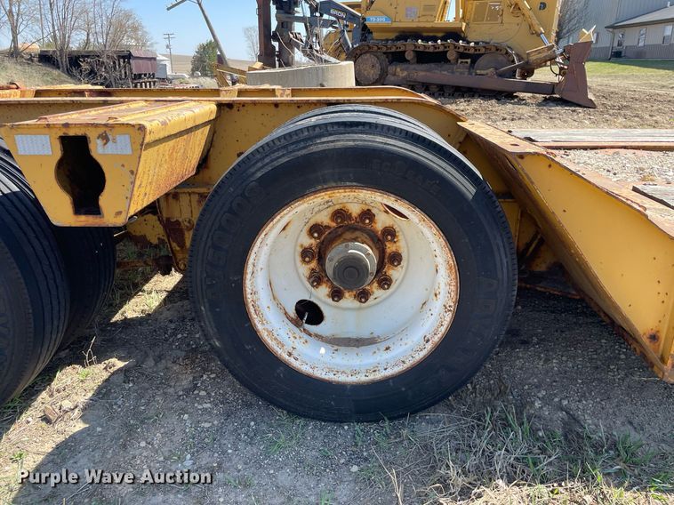 image for item LJ9610 1997 Load King  lowboy equipment trailer