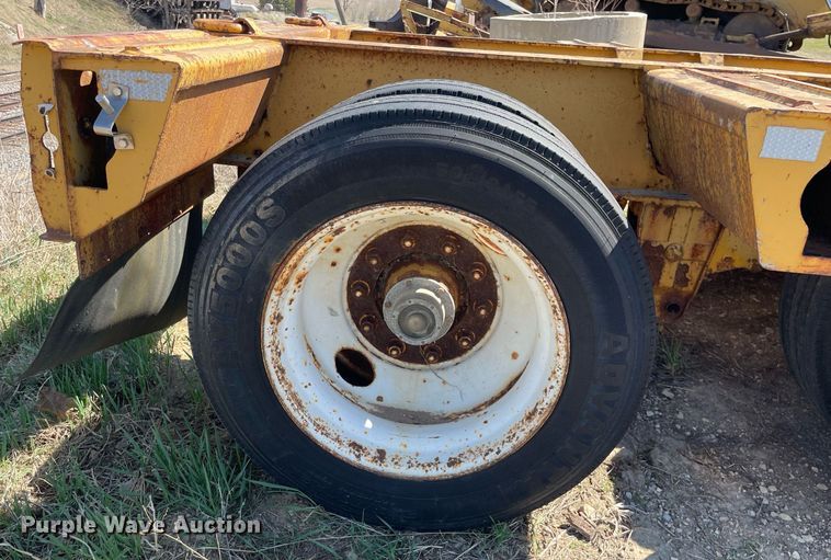 image for item LJ9610 1997 Load King  lowboy equipment trailer