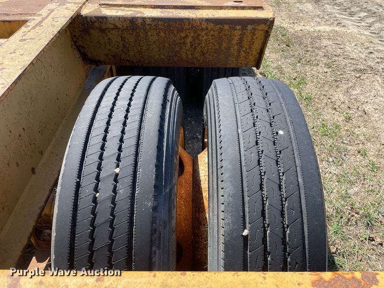 image for item LJ9610 1997 Load King  lowboy equipment trailer