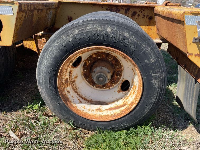 image for item LJ9610 1997 Load King  lowboy equipment trailer