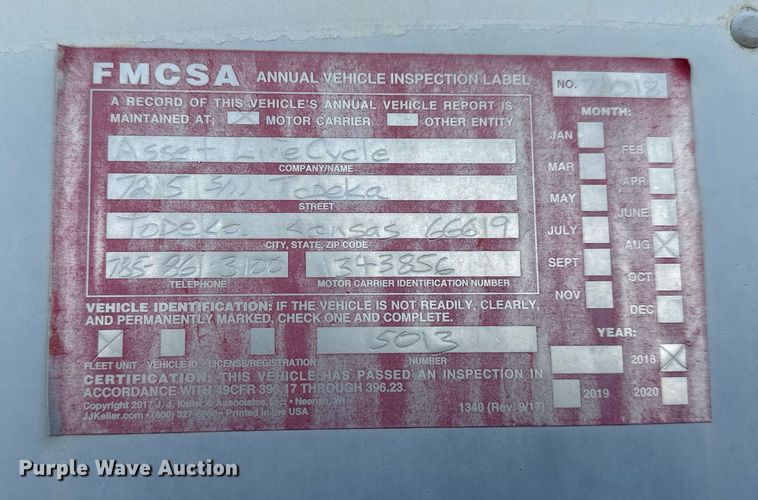 image for item LN9439 1999 Great Dane dry van trailer