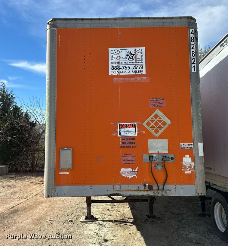 image for item LN9440 1996 Wabash  dry van trailer