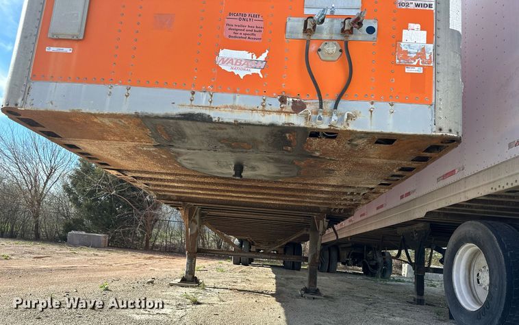 image for item LN9440 1996 Wabash  dry van trailer